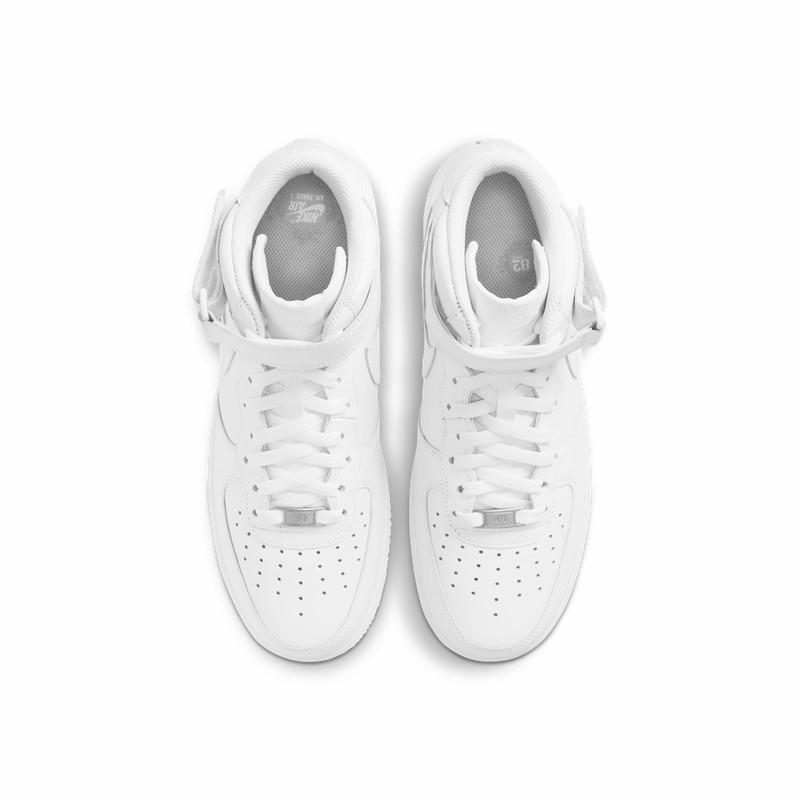 NIKE耐克男鞋AIR FORCE 1空军一号经典纯白高帮板鞋女CW2289-111 - 图2