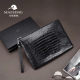 Сумка с петлей на руку, мужская вместительная и большая маленькая сумка клатч, из натуральной кожи, 2024 года