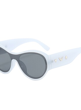 明星同款大框显瘦脸猫眼墨镜女款街拍凹造型防晒防紫外线太阳眼镜