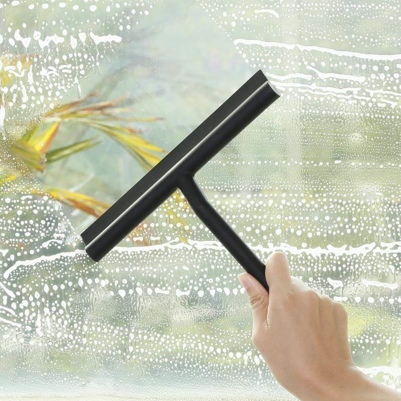 Shower Squeegee Window Glass Wiper Silicone Scraper Cleaner - 图0