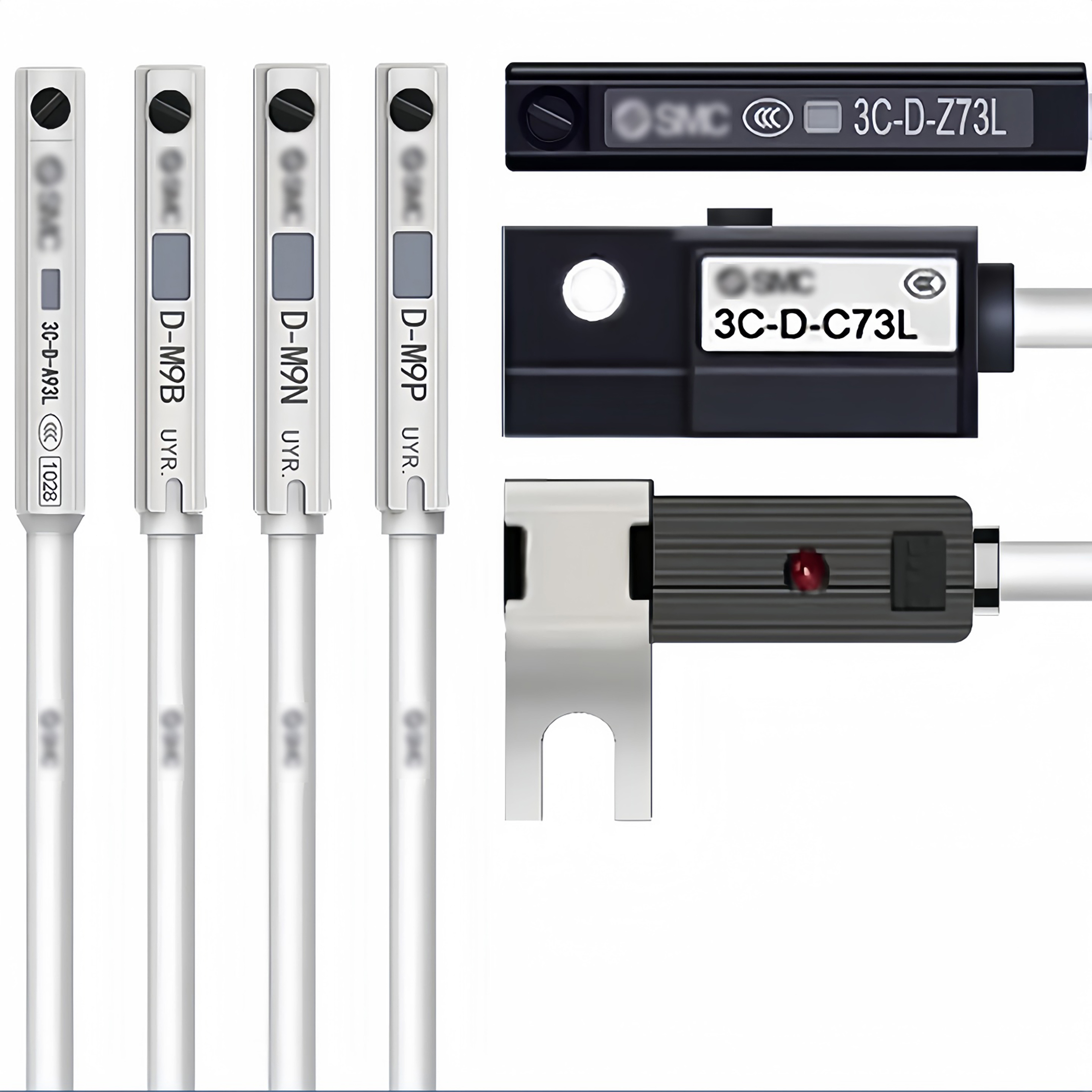 SMC型磁性开关3C-D-A93/F8B/M9B/M9N/P/V/A/W传感器A73/R/C73/Z73 - 图3