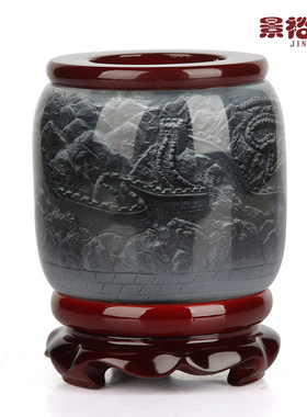 景裕泰万里长城办公桌教师节笔筒