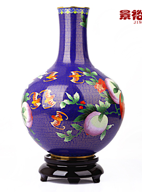 客厅景泰蓝景裕泰铜中式