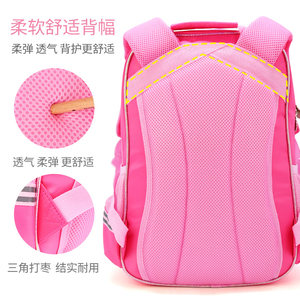 芭比书包小学生女童女孩护脊减负超轻1-3年级轻便儿童公主双肩包4
