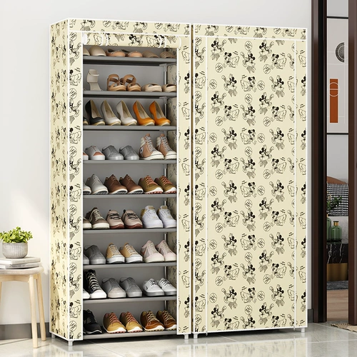 Простые туфли для домашнего использования, система хранения, консилер, штора, вместительная и большая ткань