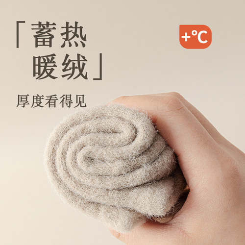 袜子女款2025年秋冬季短袜加绒加厚保暖蝴蝶结船袜居家睡眠地板袜 - 图2