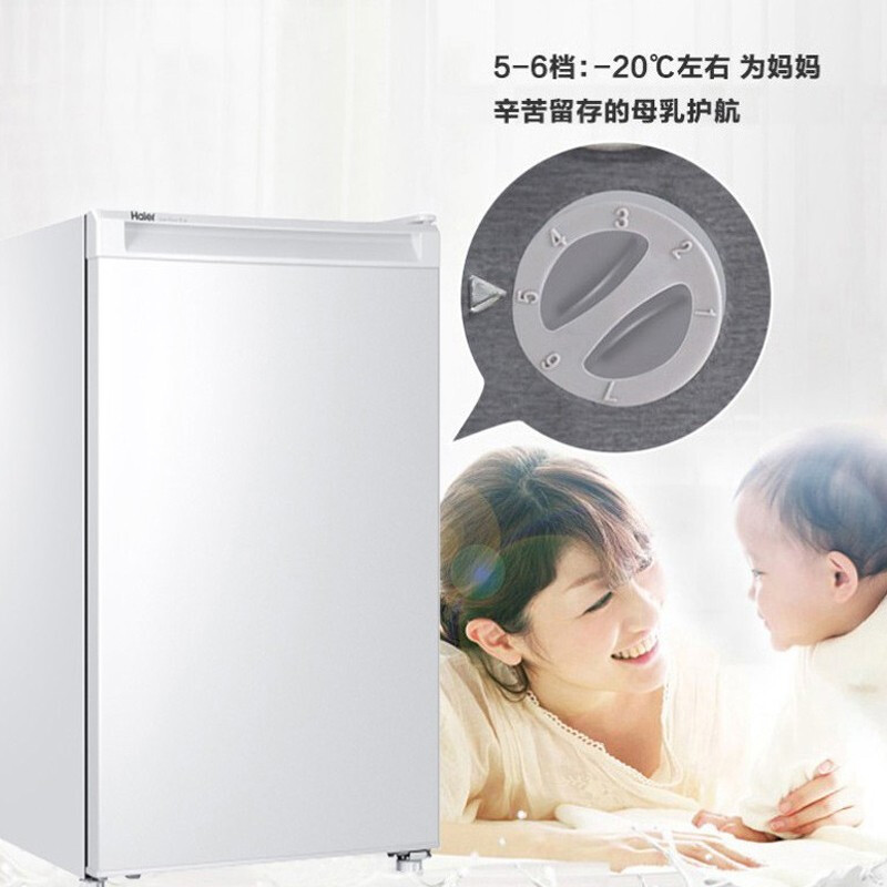 Haier/海尔立式冰柜家用一级能效直冷/风冷无霜冷藏冷冻转换冰柜