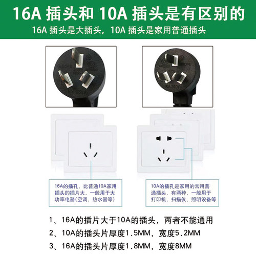 国标16A插头转C19服务器电源线UPS/PDU机房1.5 2.5平方纯铜大功率-图2