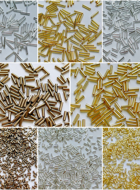 DIY材料•MIYUKI进口御幸管珠金色银色古铜色（3mm/6mm/9mm）