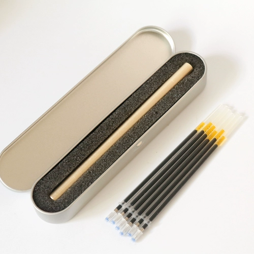 Ретро латунный цельнометаллический материал, гелевая ручка с гравюрой