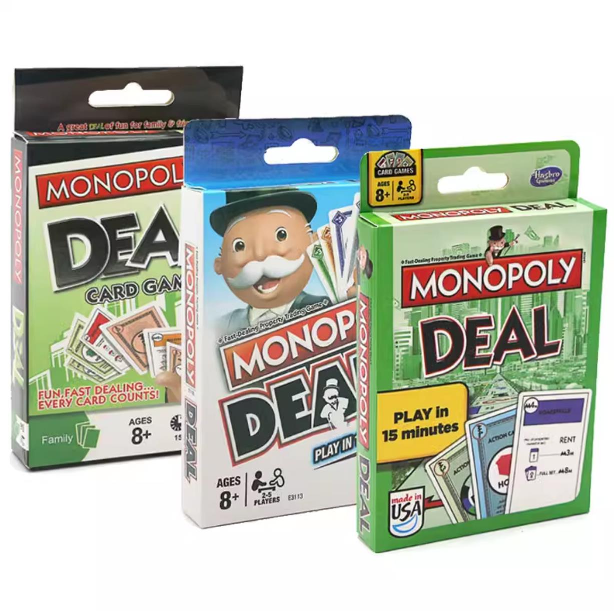 大富翁纸牌加强版桌游卡牌 MONOPOLY DEAL港版卡片大富翁卡牌-图1