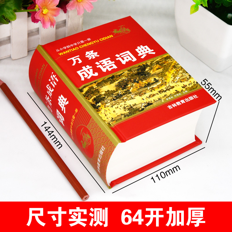 收词10000条精装正版万条成语词典大全高中生初中生中学生中小学生专用常用实用四字词语解释书人教版多功能中华现代汉语新华字典 - 图1