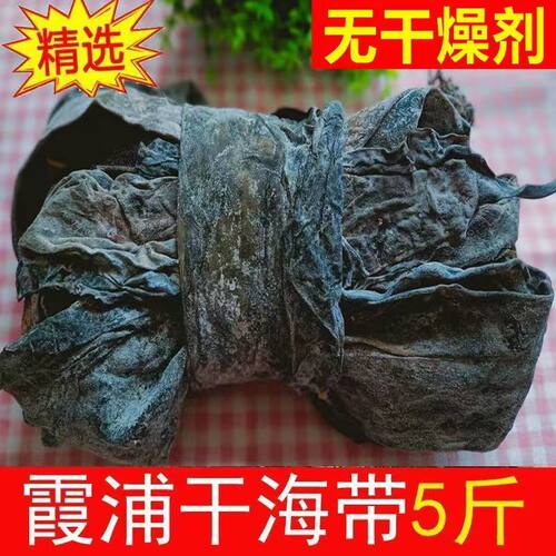 福建海带干货5斤/2斤无沙厚实海带霞浦海产品非特级厚丝结头天然 - 图1