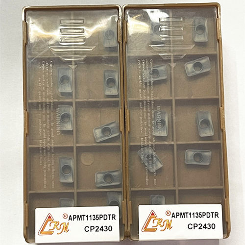 CRM原厂家数控中机刀片APMT1135PDTR-CP2430不锈钢钢件通用铣刀片 - 图0