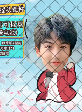 张凌赫自动摇头摆件趣味摆件