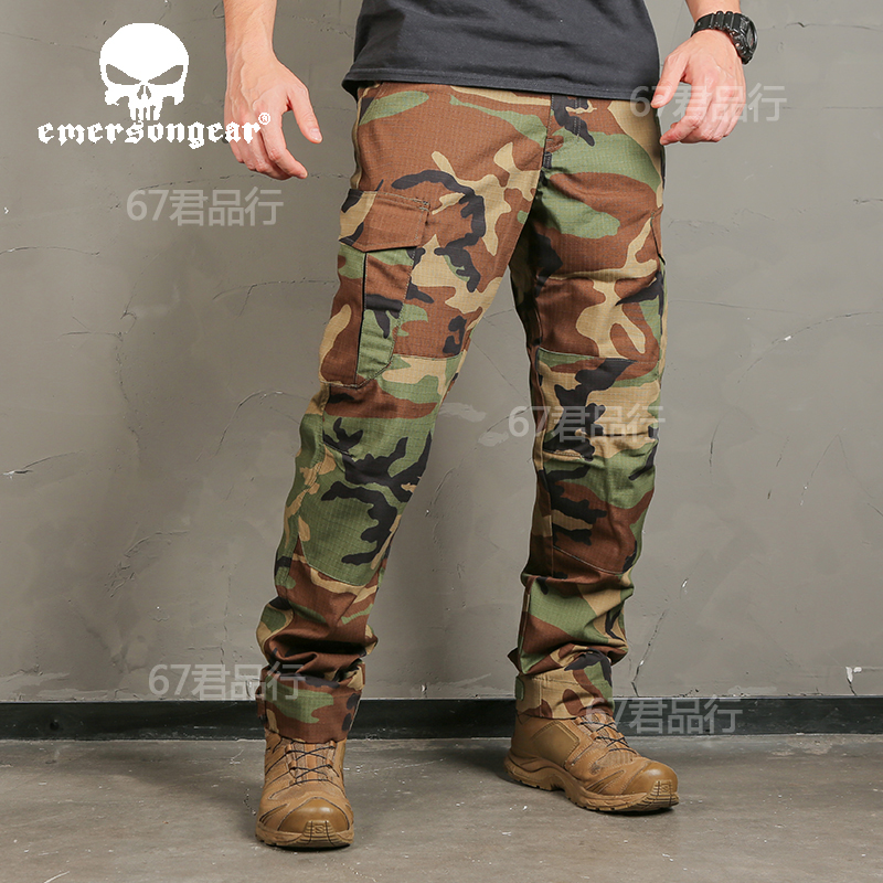 爱默生蓝标人体工学多袋裤直筒耐磨修身长裤休闲多袋工装裤包邮 - 图0