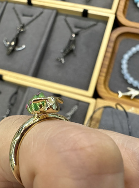 【绵羊海兔】BLUE CELL 原创设计耳钉手环项链薄荷岛马尔代夫黄铜