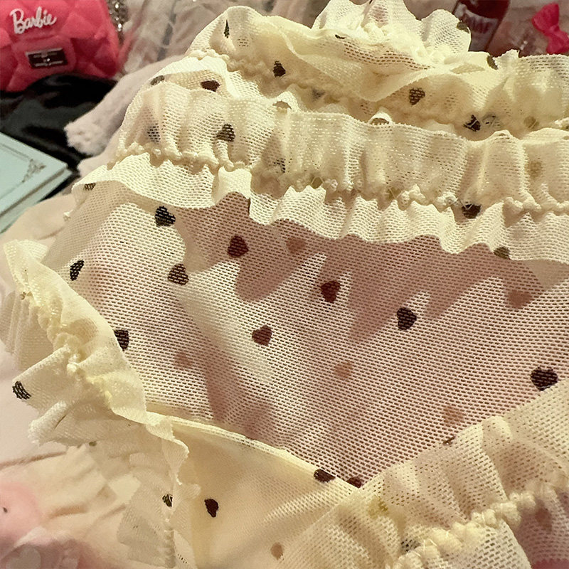 日系甜美可爱古早蛋糕粉色夏蕾丝网纱水玉豹纹纯欲风性感内裤女生,淘宝优惠券,粉丝福利购,淘宝优惠卷