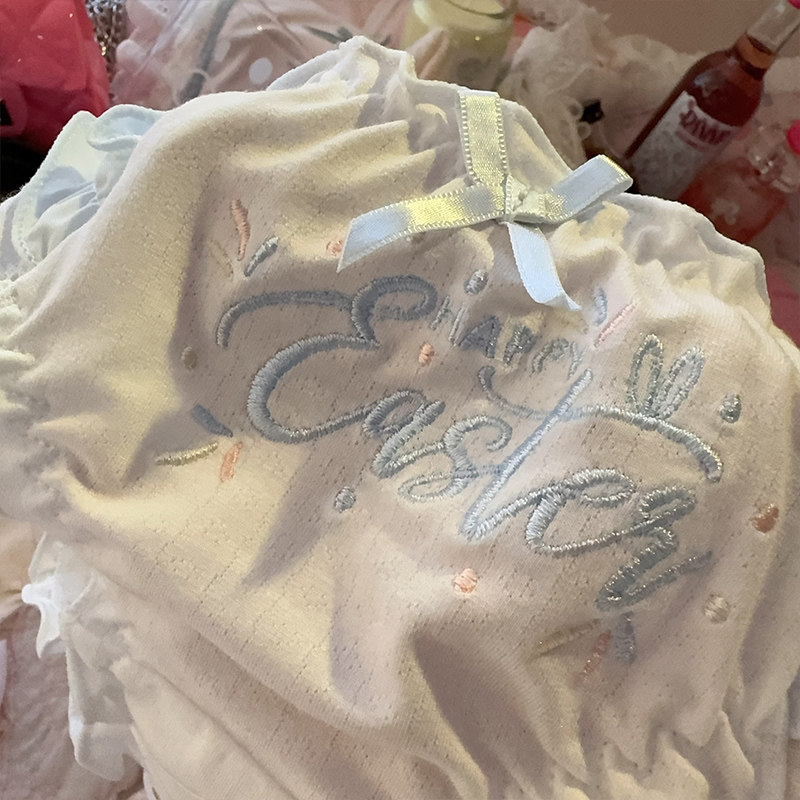 日系洛丽塔甜美少女风棉布花边刺绣可爱性感内裤纯欲女生三角裤,淘宝优惠券,粉丝福利购,淘宝优惠卷