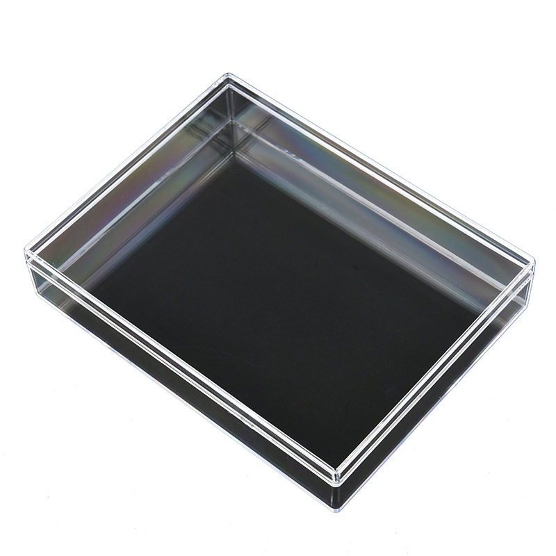 长方形全透明塑料盒130x100x25首饰收纳展示盒天地盖燕窝PS包装盒 - 图3