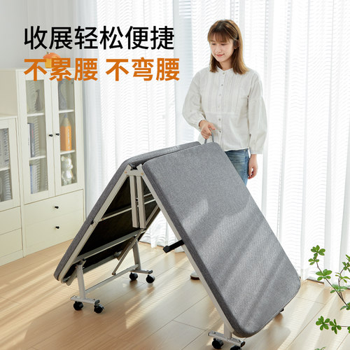 瑞仕达折叠床单人办公室躺椅家用陪护午休午睡硬板简易成人行军床 - 图1