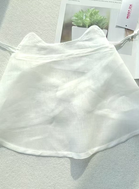 苎麻夏季半遮面女隐私防紫外除菌