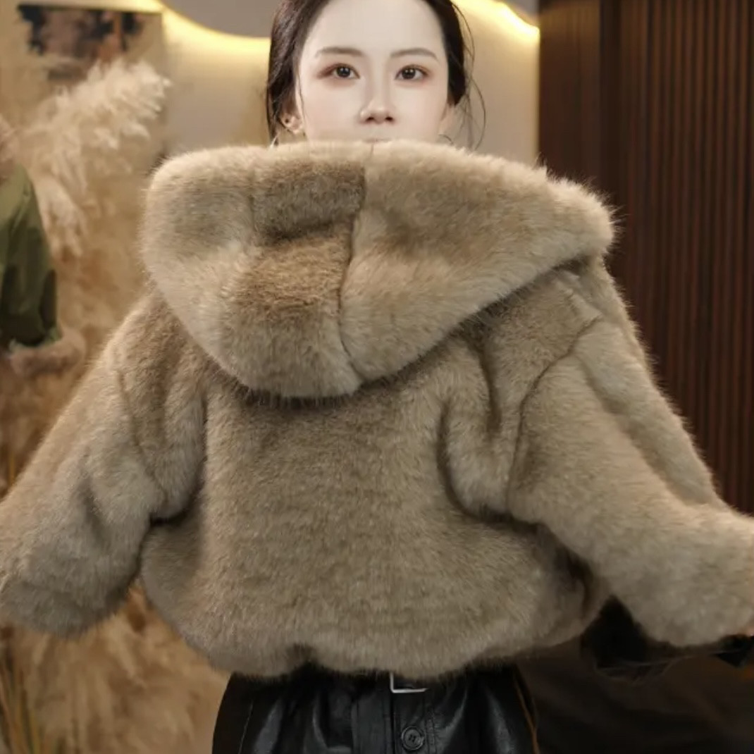 儿童外套2025冬季新款儿童韩系加绒加厚保暖连帽毛毛衣双面穿外套,淘宝优惠券,粉丝福利购,淘宝优惠卷