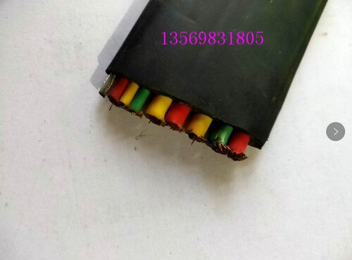 起重机龙门吊行车专用扁电缆5*6+3*1.5双钢丝扁电缆10T天车专用线 - 图0