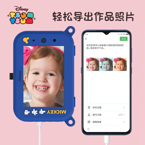 Дисней, polaroid, клубника, цифровая камера, игрушка для мальчиков и девочек, подарок на день рождения