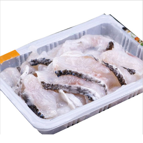 百香顺免浆黑鱼片250g*5盒酸菜鱼火锅无刺水煮新鲜半成品酒店食材 - 图1
