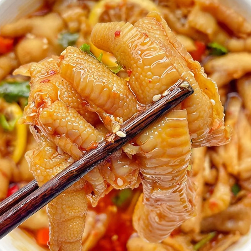 匠传无骨柠檬凤爪200g脱骨鸡爪开袋即食休闲零食煲剧宵夜熟食,淘宝优惠券,粉丝福利购,淘宝优惠卷