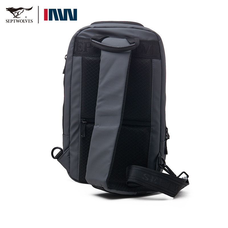 七匹狼男士斜挎包2026新款胸包防水面料时尚大容量多功能休闲背包,淘宝优惠券,粉丝福利购,淘宝优惠卷