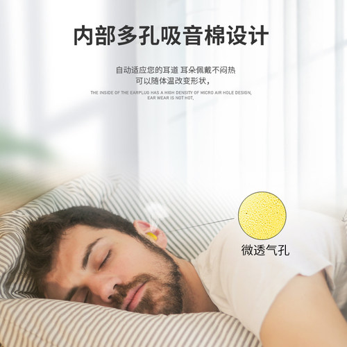 霍尼韦尔隔音耳塞女士小号防吵降噪睡眠用学习带线睡觉防呼噜降音 - 图2