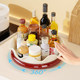 Kitchen rotary seasoning rack