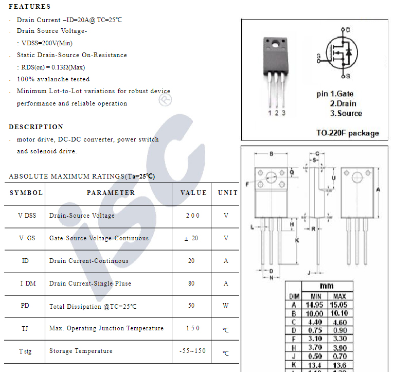 原装进口拆机原码 2SK2518 K2518 TO-220三极管-图0