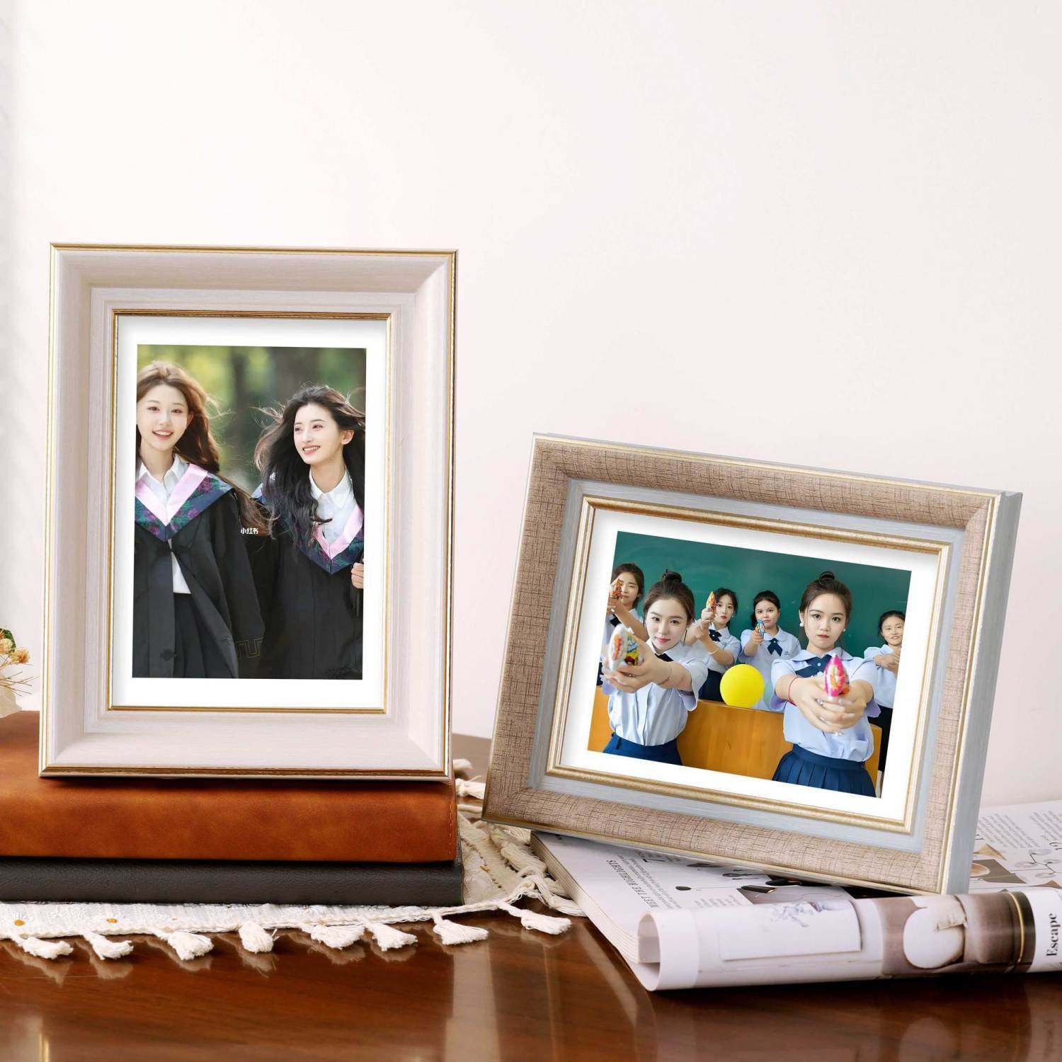 相框摆台洗照片做成相册高级感6寸7寸8加打印diy定制挂墙画框空框,淘宝优惠券,粉丝福利购,淘宝优惠卷