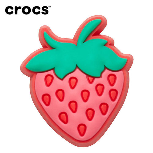 Crocs卡骆驰配饰智必星洞洞鞋花可口美食 草莓 - 图2
