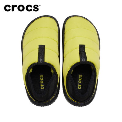 【Crocs卡骆驰】冬季经典松果儿童鞋