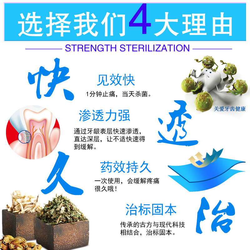 【首单直降】云南草牙痛宁立可停牙疼速效蛀虫智齿牙龈肿痛喷雾剂