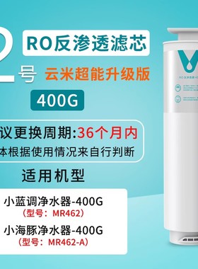云米净水器滤芯400G600G小白龙小蓝调小海豚5in1复合滤芯RO反渗透