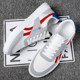 Men's low-cut casual sneakers, spring white canvas shoes for men