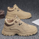 Black wear-resistant work shoes for men mountaineering sports protective shoes