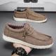 2026 spring men's slip-on breathable canvas shoes