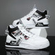 2026 Summer New Men's Shoes Youth Trendy High-Top Shoes Men's Versatile Casual Shoes Korean Style Sports Trendy Shoes