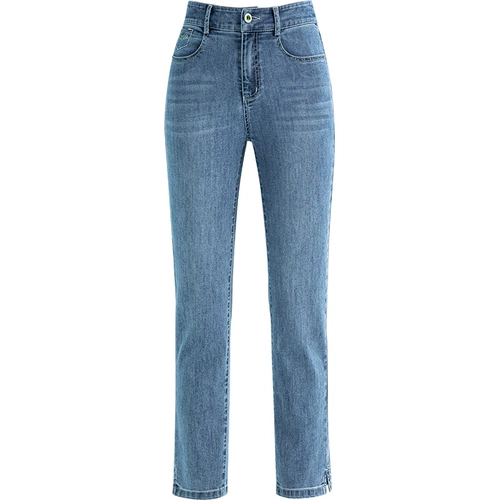 Летние осенние джинсы, белые штаны, свободный прямой крой