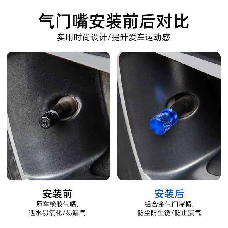 适用于铃木极客飒155摩托车轮胎气门嘴帽创意金属气嘴帽配饰盖帽 - 图3