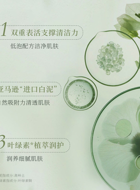 碧素堂叶绿素氨基酸洁面泥洗面奶