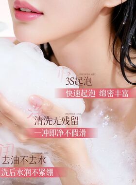 碧素堂果酸精华香氛沐浴露