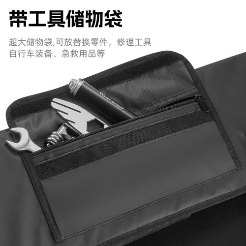 探野者皮卡车尾门自行车垫固定后挡板自行车罩保护垫自行车装备 - 图0