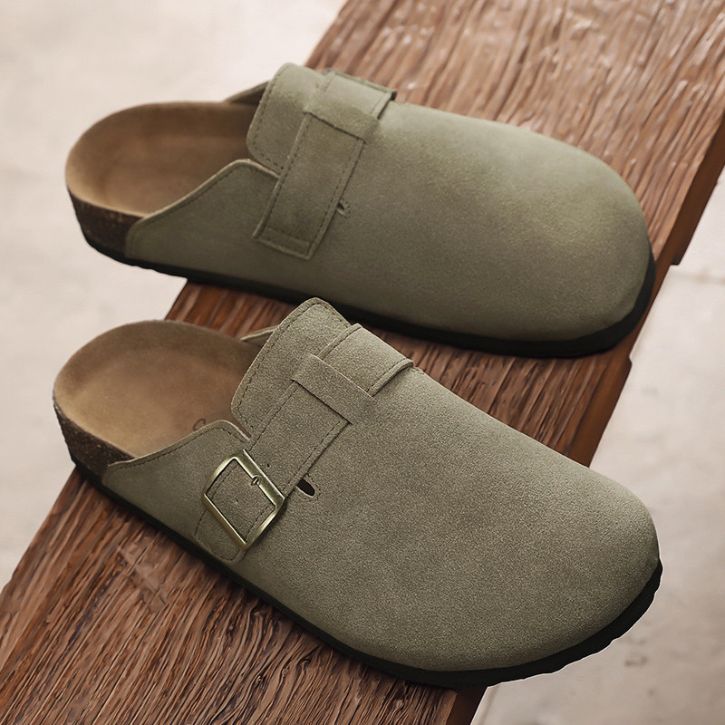 勃肯鞋男款夏季大码休闲上班包头半拖青少年软底防滑运动室内凉鞋,淘宝优惠券,粉丝福利购,淘宝优惠卷